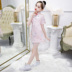 Cheonga chiếc váy cô bé cổ váy trẻ em gió Trung Quốc cô gái được cải thiện Tang váy bé kiểu cổ váy mùa hè. 