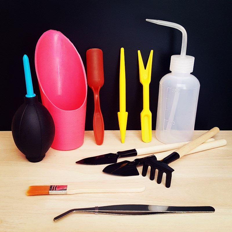 Plant gardening tools planting flowers planting tools set mini gardening three-piece multi-meaty tools flower shovel