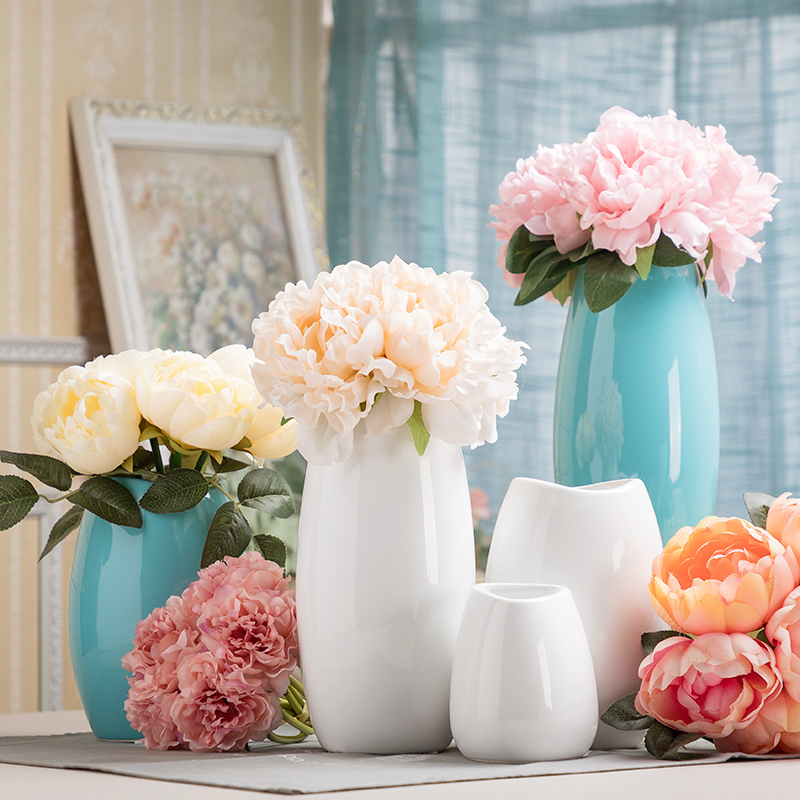 The Nordic contracted and I lucky bamboo hydroponic vase household act The role ofing is tasted wine sitting room adornment creative ceramic furnishing articles