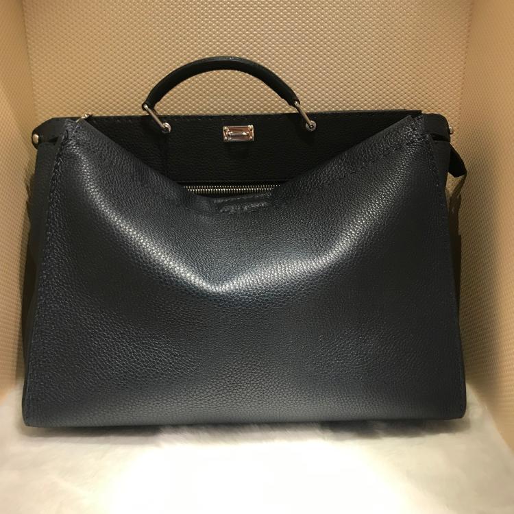   FENDI Fundy 22 new men's business handheld briefcase single shoulder bag spot