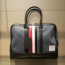 Thom Browne Tom * Brown 21 spring and summer new unisex red white and blue striped handbag
