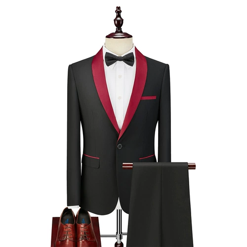 Костюм набор костюмов мужской черный воротник