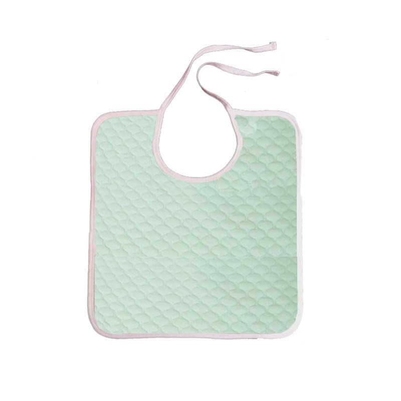 Old man's drooling towel surrounding pocket pure cotton elderly people use a drooling cloth bunk with a triangular towel Haratron deity