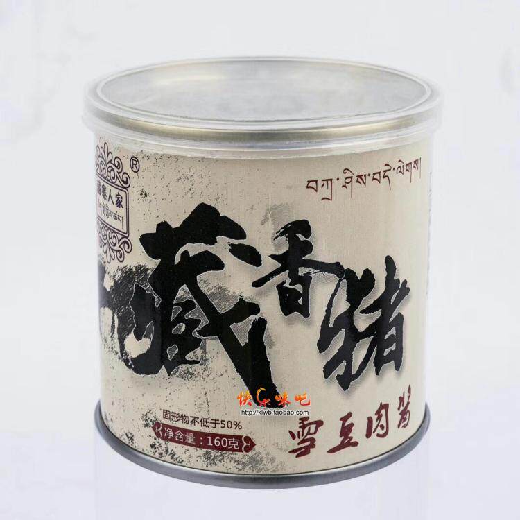 Tibetan village people Tibetan pig snow bean sauce 160g*3 meals Bibimbap noodles Sichuan Ganzi Plateau specialty