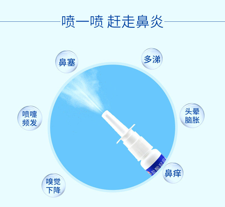 仁和 盐酸羟甲唑啉喷雾剂 治疗急慢性鼻炎 15ml 图3