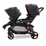 Коляска для близнецов с сидением, можно сидеть и лежать