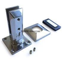 High quality export 2205 stainless steel swimming pool square small column frameless glass fence link accessories