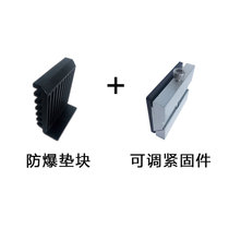 Jie Sheng factory direct frameless glass guardrail bottom groove stairs balcony handrail railing adjustable fasteners