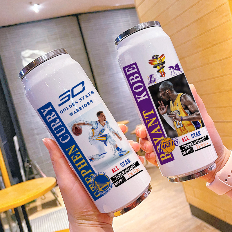 Basketball Creative Personality Water Cup Fans Supplies Curry James Cosby Peripheral Insulated Cups Gifts men