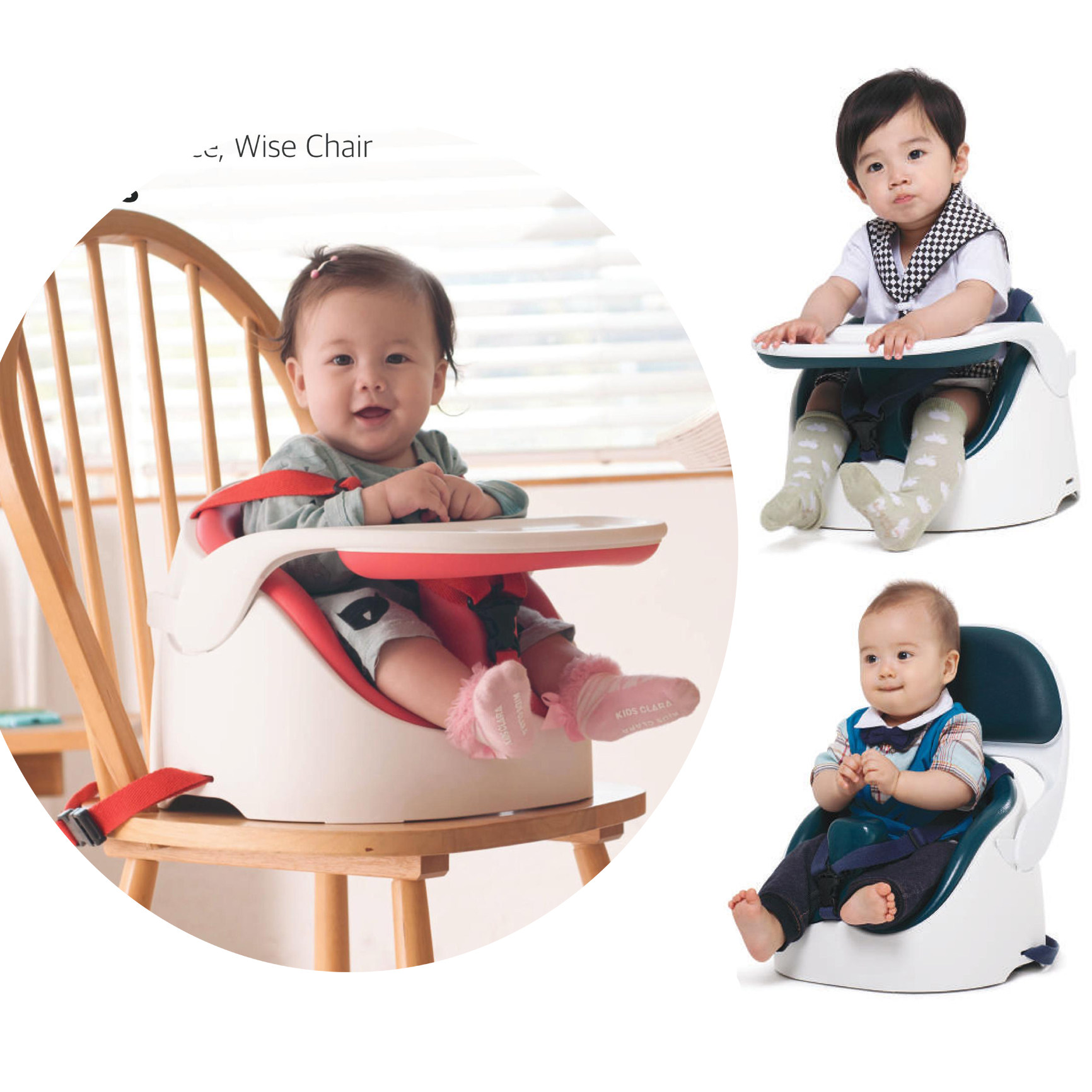 Korean baby portable dining table chair children baby learning chair multi-functional dining seat seat