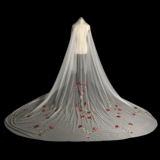 Свадебное фото невесты Роза вышитая кружевная кружевная кружев