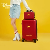 Дисней, красный брендовый чемодан, универсальная коробка на колесиках, популярно в интернете, 24 дюймов