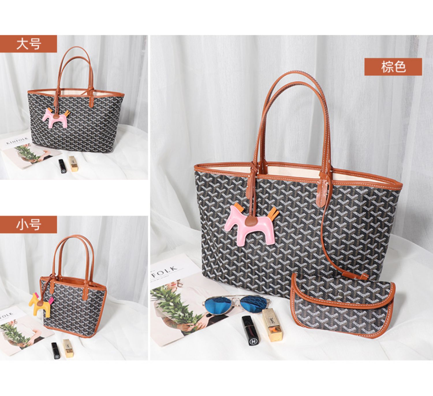 Buy 2019 New South Korea East Gate Emo Dog Tooth Bag Large Capacity Hand Held Tote Basket Women S Bag Shopping Bag Tide Zyf730 On Ezbuy My