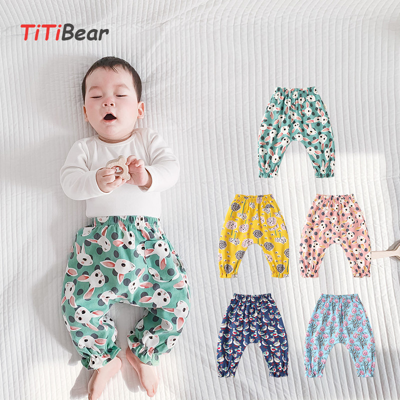 Baby large PP pants spring and autumn outside wearing autumn clothing male and female baby spring and autumn big fart pants for children's spring clothes outside wearing pants