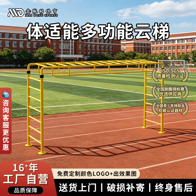 Kindergarten Parkour Training Equipment Multi-Functional Floor Ladder, Rings, Physical Fitness and Sensory Integration Training Equipment Teaching Aids