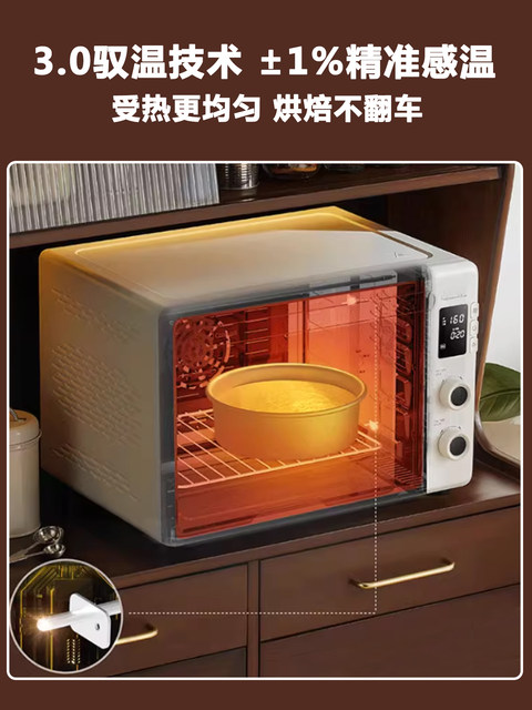 Changdi Electric Oven Cat Xiaoyi Pro Convection Oven for Home Use, Small Multifunctional Baking Oven with Automatic Fermentation and Defrosting