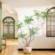 Artificial Green Plant Nandina Domestica for Indoor Living Room Sofa Side, Decorative Potted Plant with a High-End Feel, Faux Tree