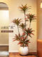 Artificial Green Plant Banana Tree Decorative Floor-Standing Large Potted Plant for Living Room, Trendy Light Luxury Faux Green Plant