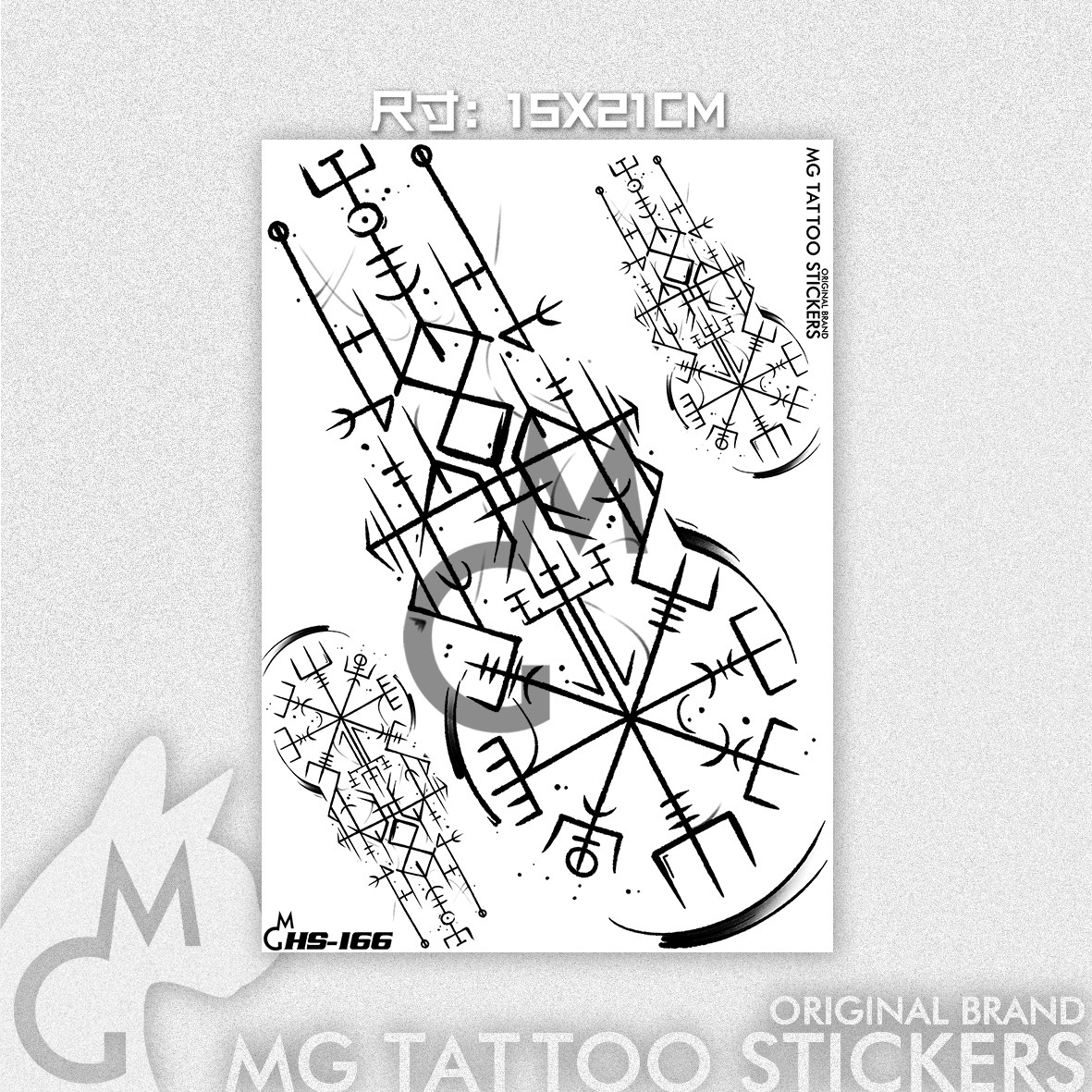 MG tattoo暗黑三叉戟纹身贴怎么用才不违和？保姆级潮人搭配指南_身体彩妆_淘宝美妆网, image size:1181x1181