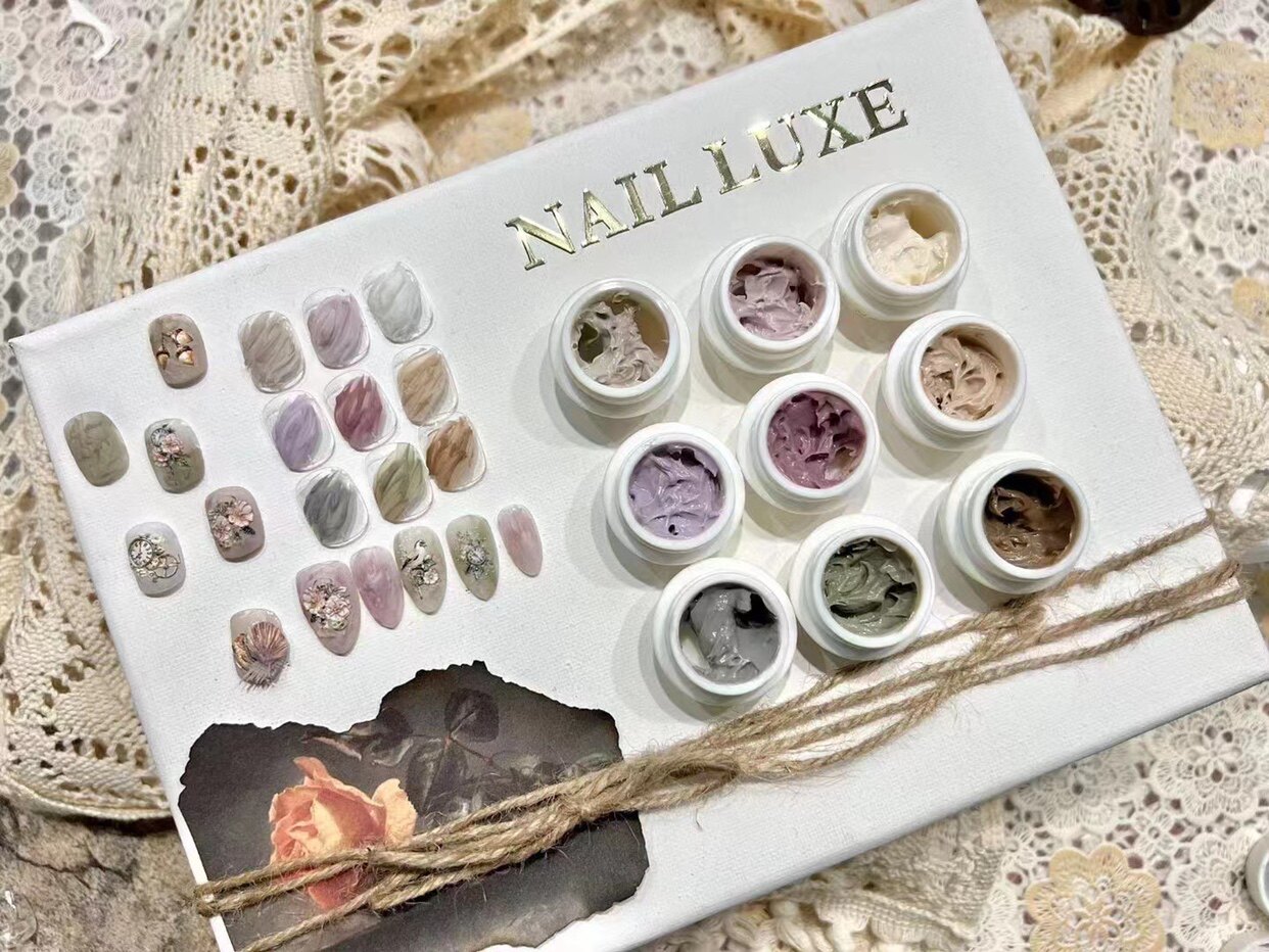 9 colors new cream grain color painted rubber free of washable and sticky trinket light therapy Gamele oil glue