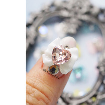 2 Butterfly Knots Love Tip Drill Resin Water Ice Moon Beauty Girl Style Weargyi Solid butterfly knot ornament