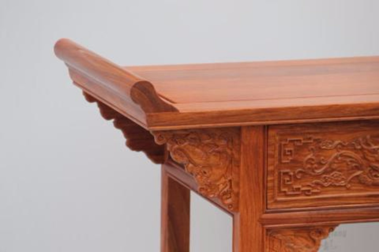 Long cổ dài Trung Quốc dải cổ một số trường hợp Redwood cho bàn cho hiên nhà Đài Loan gỗ hồng mộc đồ gỗ rắn - Bàn / Bàn ban ghe cafe