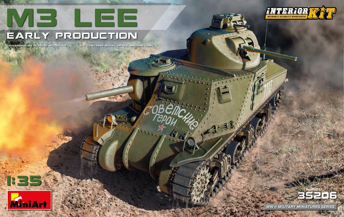(JZHOBBY) MiniArt 35206 1 35 US military M3 Lee Tank Early-type full-structure