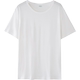 Yiershuang men's pure cotton old man's shirt dad's round neck short-sleeved loose large size middle-aged and elderly thin undershirt MD8201