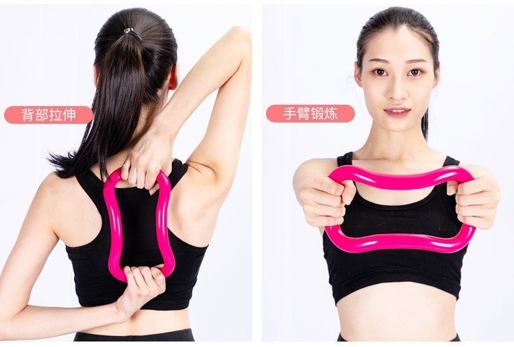 Yoga Rollback Yoga Ring Yoga Circle Mở lại Yoga Con lăn Mở lại Con lăn Trở lại Thiết bị thể dục Thể thao - Yoga thảm tập yoga shopee