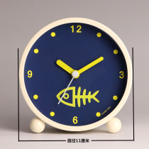 Clock living room home simple modern atmospheric clock student childrens clock bedside desktop Silent Alarm Clock