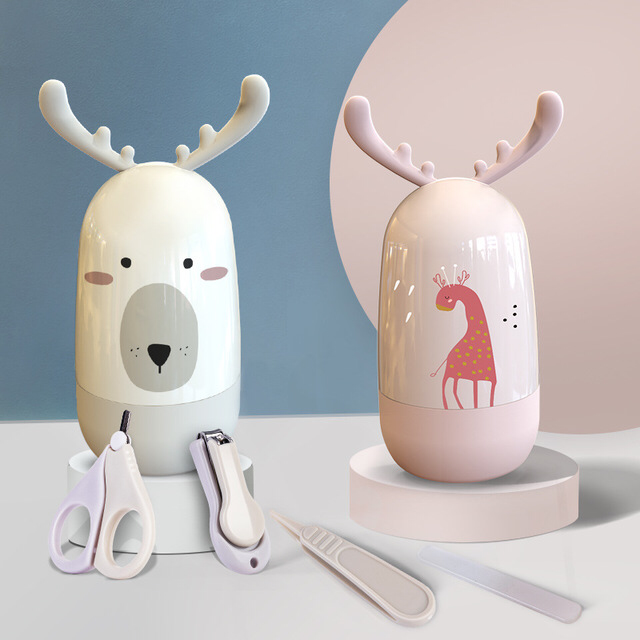 Baby Nail Scissors Set Newborn Special Infant Baby Safety Nail Clipper Pliers Anti-Pinch Meat Artifact