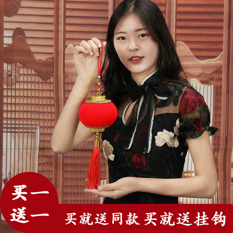 Over New Year's Little Red Lantern Lanterns Outdoor Hanging indoor New Year's Eve Pendant Tiger Year Pendant Spring Festival adornment children New Year 2022