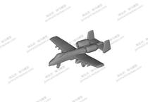 A10 attack aircraft 3d printing military model aircraft carrier aircraft