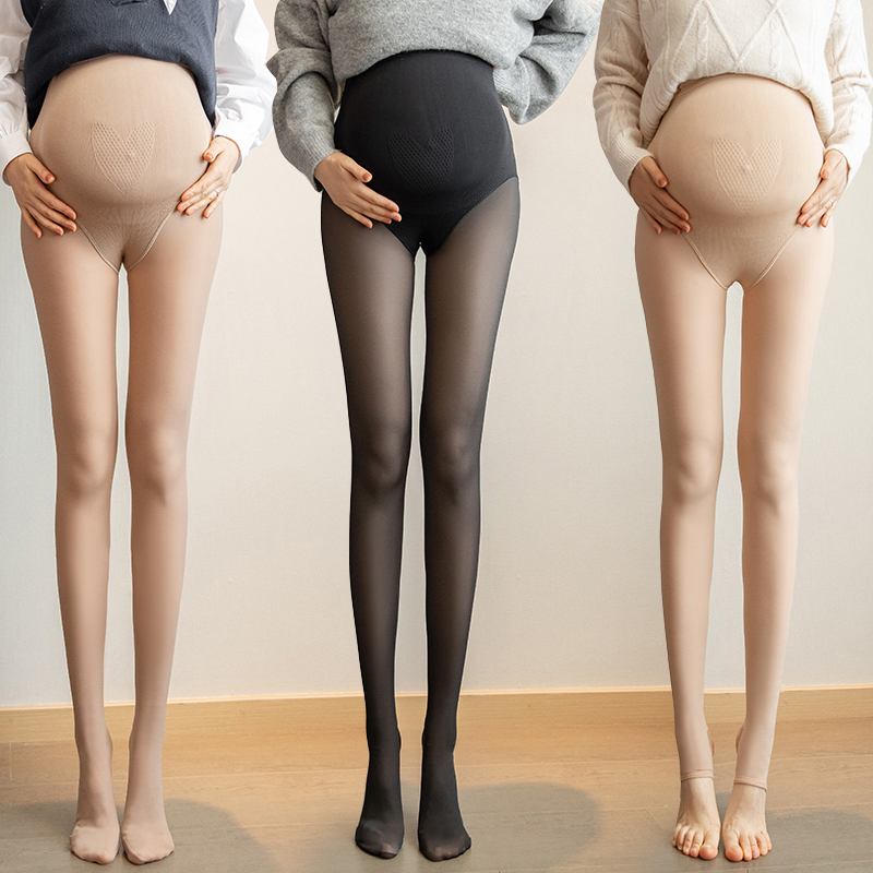 Maternity Water-Light Socks for Spring and Autumn, Outerwear Leggings, Fleece-Lined Warm Stockings for Autumn and Winter, Foot-Covering Leggings That Create the Effect of Bare Legs Maternity Water-Light Socks for Spring and Autumn, Outerwear Leggings, Fleece-Lined Warm Stockings for Autumn and Winter, Foot-Covering Leggings That Create the Effect of Bare Legs
