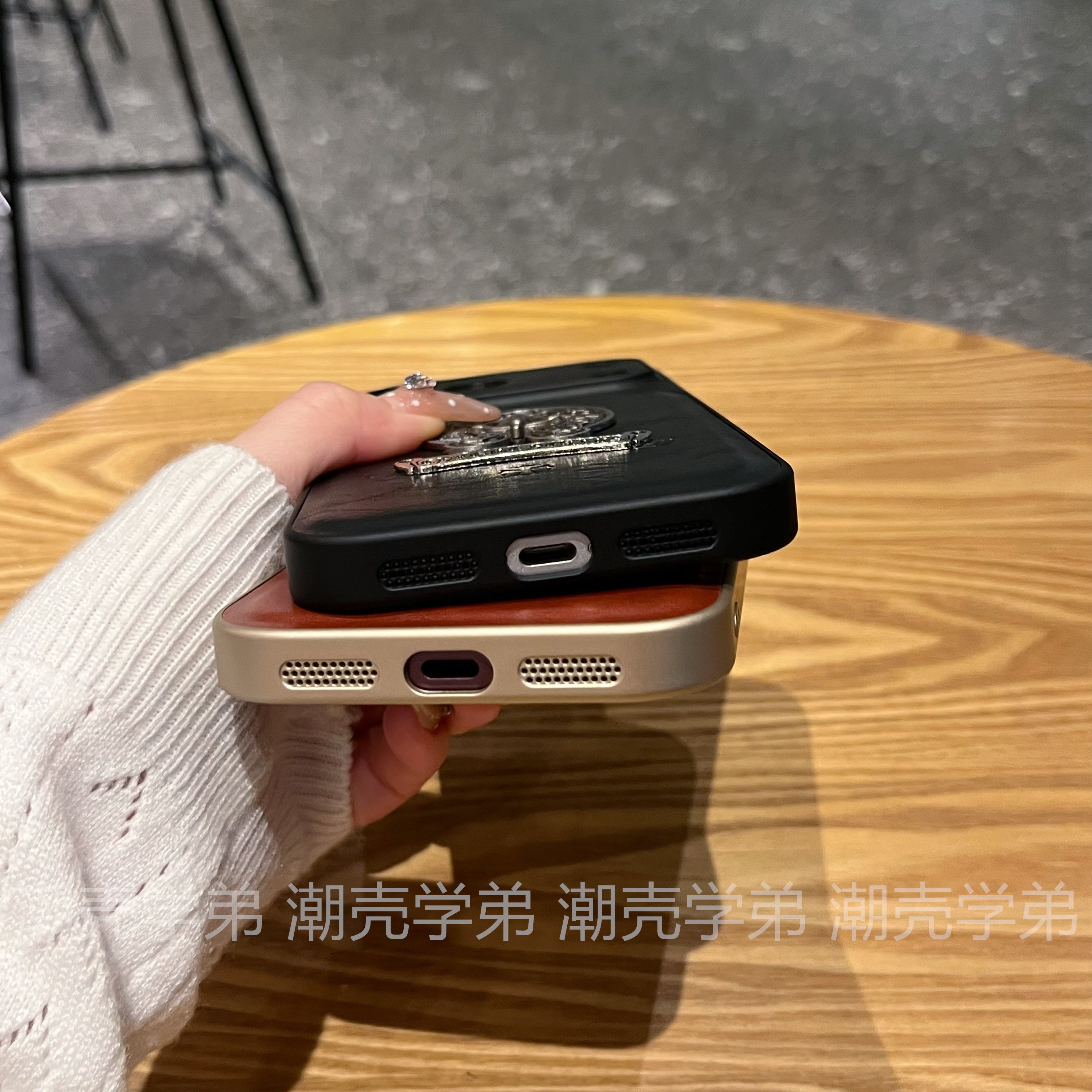 Chrome Hearts Emblem Floral iPhone Case