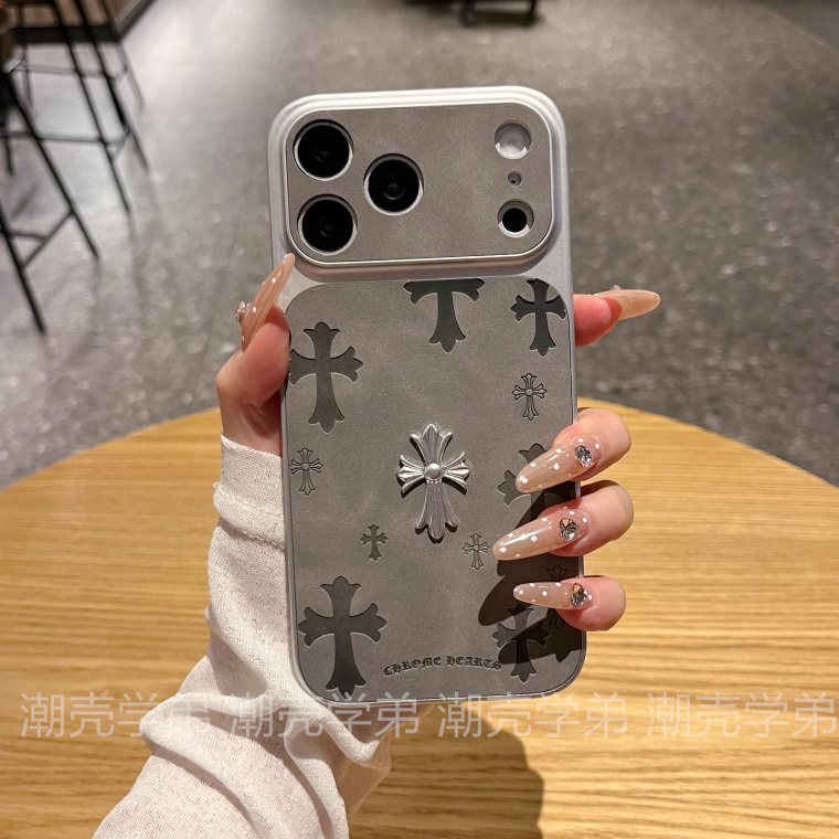 Chrome Hearts Cross Motif iPhone Case