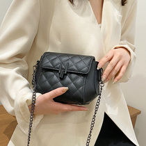 Bag Packs Women Bag 2022 Summer New Fashion 100 Hitch Lattice Chain Bag Han Version Texture Single Shoulder Diagonal Satchel small square bag