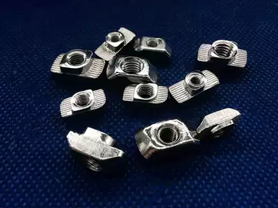 Rear-mounted nut T-nut Industrial aluminum extrusion material accessories 20-30-40-45 Ship nut Cast steel