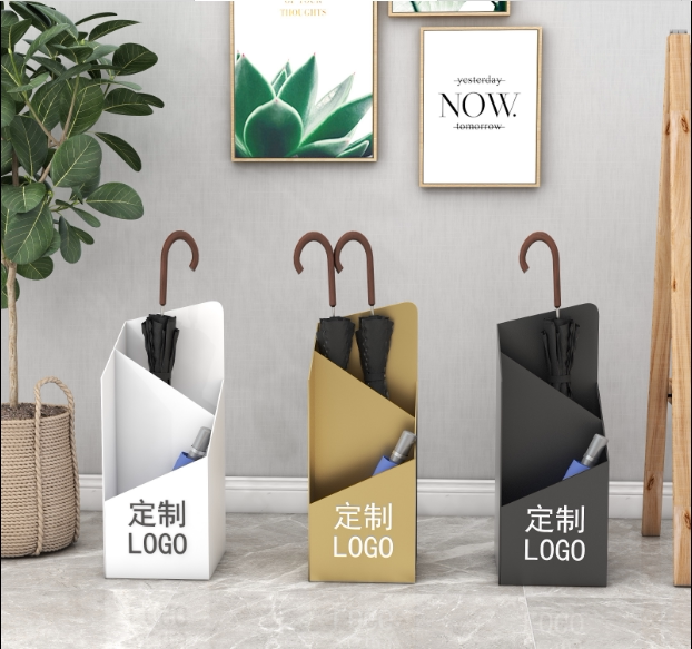 雨伞架新潮流：简约商用家用创意门口收纳雨伞桶，个性铁艺金属放伞置物架-家用雨伞架-淘宝百科网