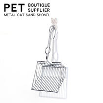 Metal cat litter shovel large cat poop shovel cat poop cleaning tool cat litter filter fast dual pet pet toilet picker