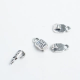 Квадратный аксессуар, подвеска, браслет из бисера ручной работы, серебро 925 пробы