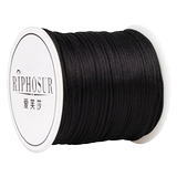 Черный плетеный браслет, подвеска ручной работы, ремешок из грецкого ореха