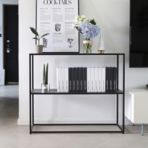 Nordic Suxuan Cabinet Modern Minimalist Iron Art Table Entry Door Hallway Table Bar Desk Case Sofa Backroom Living-room Shelve