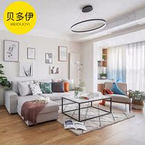 Nordic marble tea table living-room minimalist modern small family type rectangular tea table Home Internet Red creative tea table