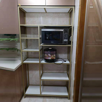 Nordic Marble Floor Shelf Light Extravagant Multilayer Bookcase Simple Containing Shelf Partition Screen Home Show Shelf