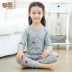 Bé trai chống đá một bộ đồ ngủ trẻ em chống lạnh nam cotton bé gái người thân phụ nữ mùa thu và mùa đông trẻ em trẻ em bodysuit bé trai 0-24 tháng Áo liền quần