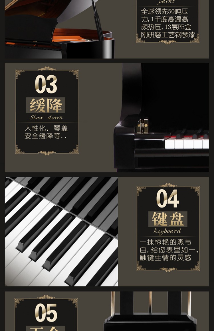SPYKER British Spyker đàn piano mới tự động chơi đàn piano gia đình và thương mại chuyên nghiệp 152GI casio px 160