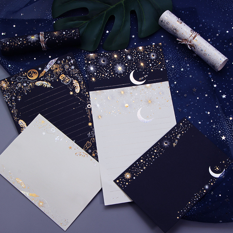 Texture high-end envelope letter paper love letter to send girlfriend confession graduation beautiful beautiful stationery set couple