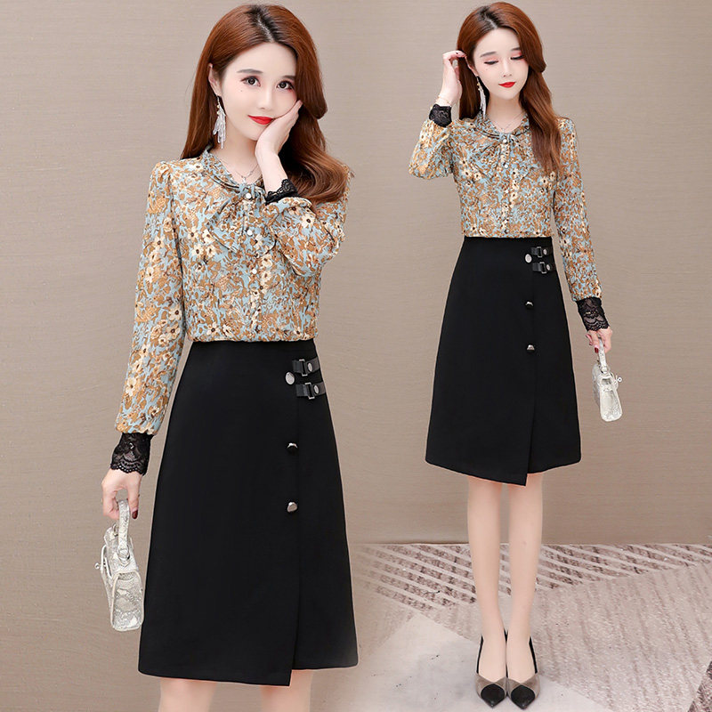 This year's popular 2022 new Spring and Autumn Fashion your wife's high - end pie chamomile temperament mom dressed children