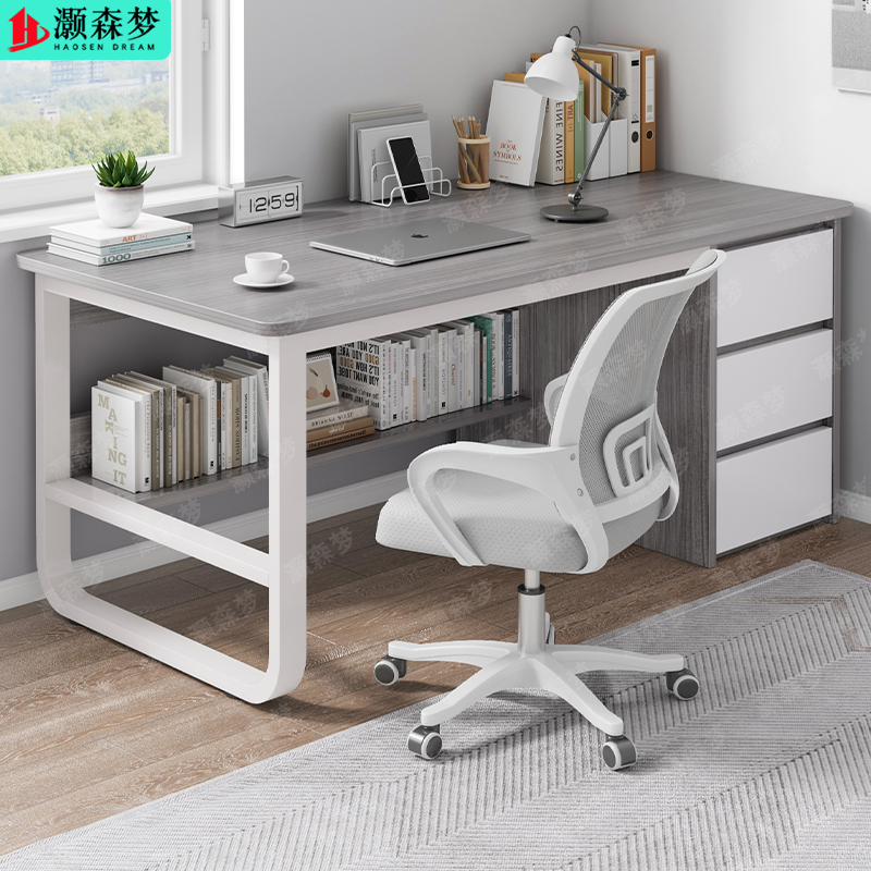 Desk Study Table Student Home Writing Computer Desk Desktop Work Table Bedroom Simple Office Desk with Drawers Desk Study Table Student Home Writing Computer Desk Desktop Work Table Bedroom Simple Office Desk with Drawers